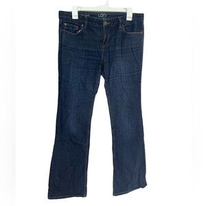 LOFT Dark Blue Modern Boot Cut Jeans Size 8 / 29 women’s